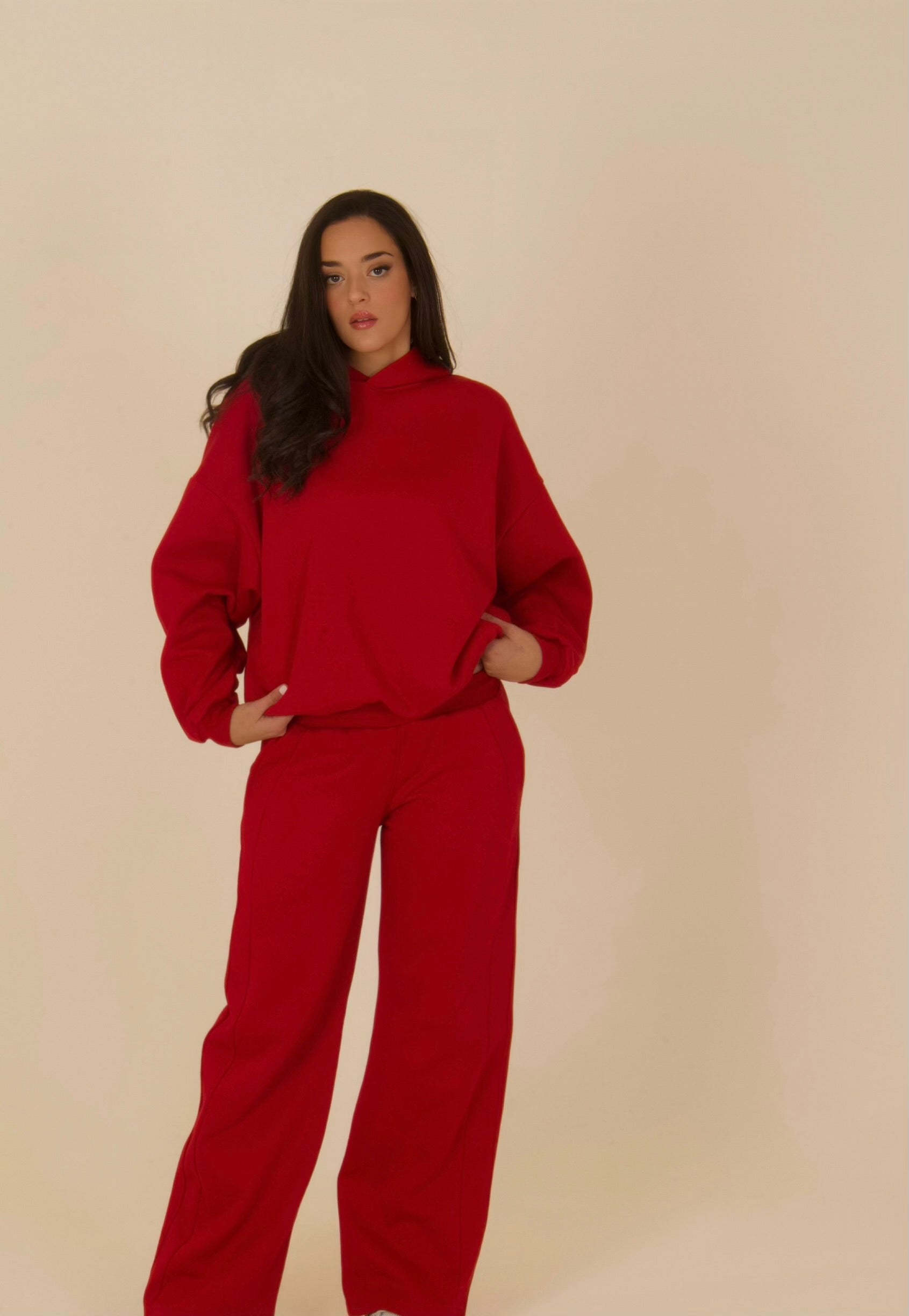 Red Hoodie Set – OUTSKIRTS