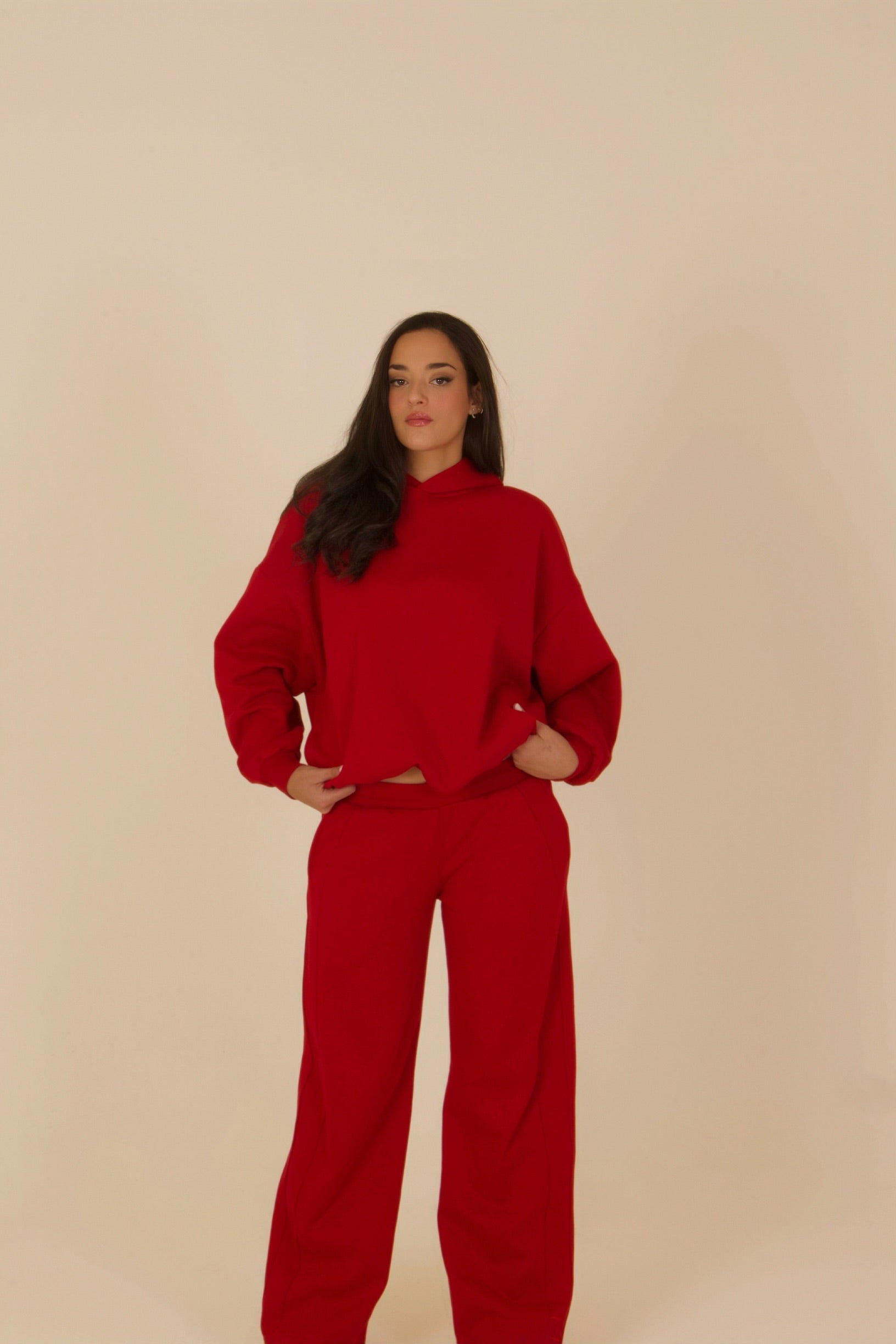 Red Hoodie Set – OUTSKIRTS