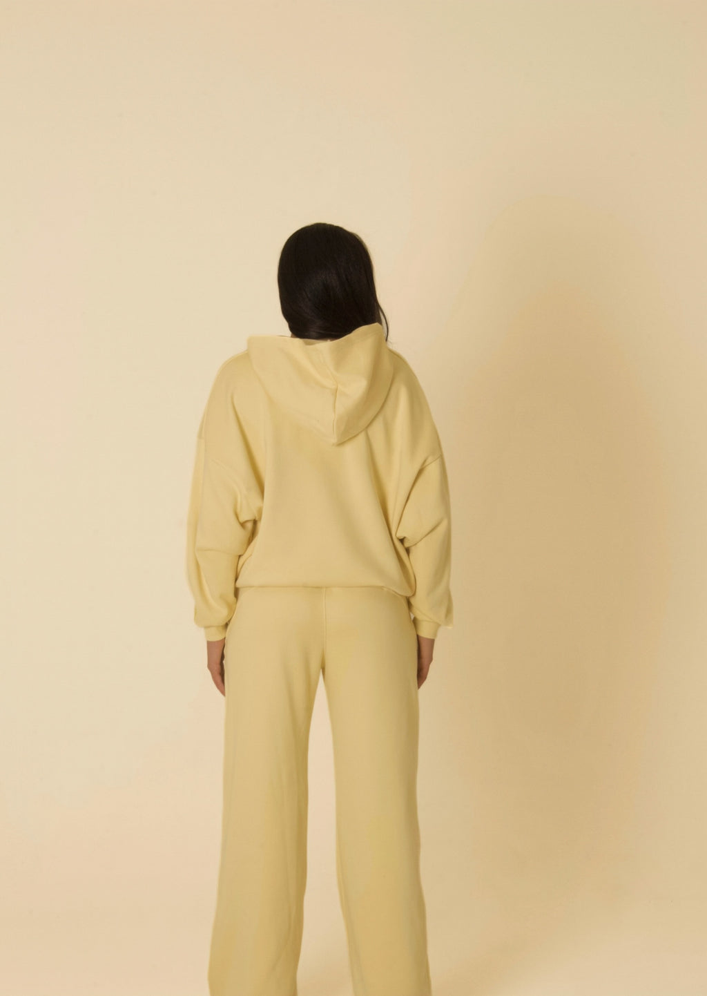 Pastel Yellow Hoodie Set