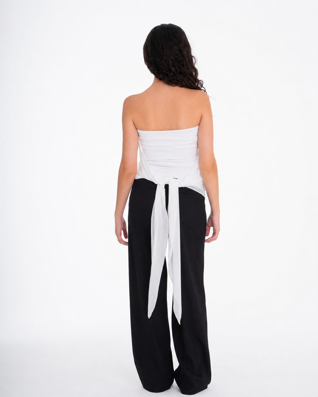 White Chiffon Top