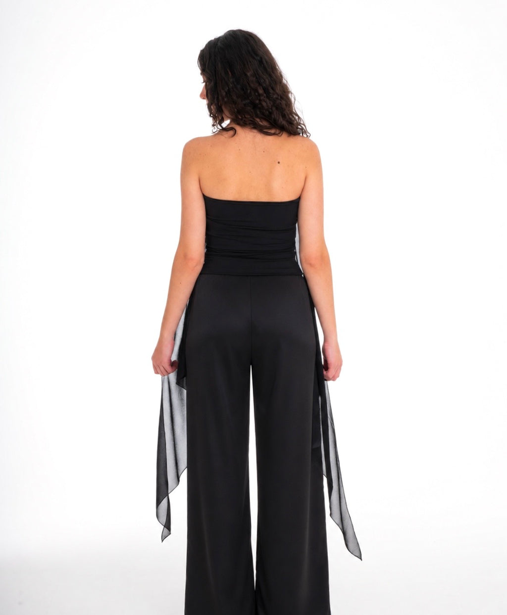 Black Chiffon Top