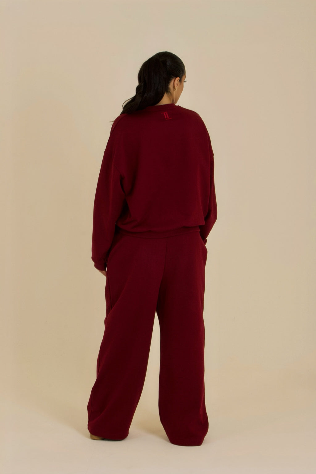 Burgundy Long-Sleeve Set