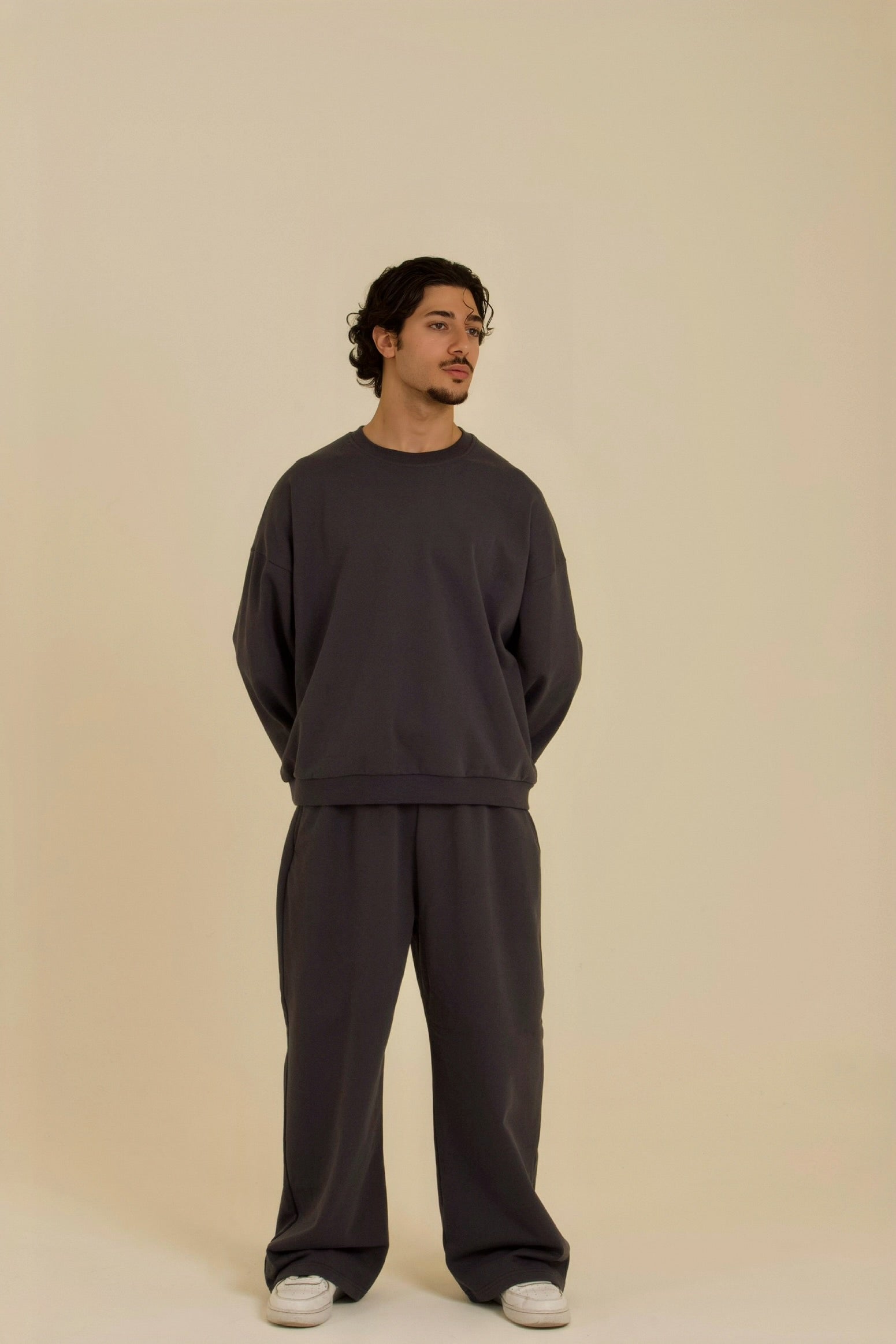 Charcoal Long-Sleeve Set