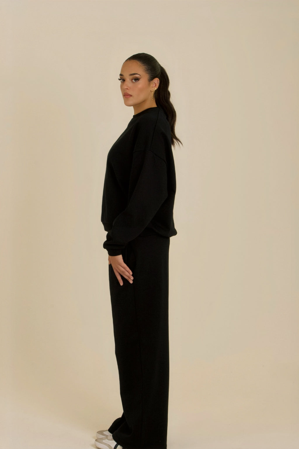 Black Long-Sleeve Set