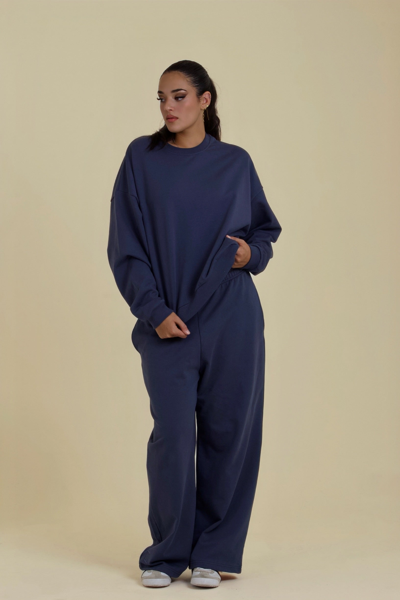 Blue Long-Sleeve Set
