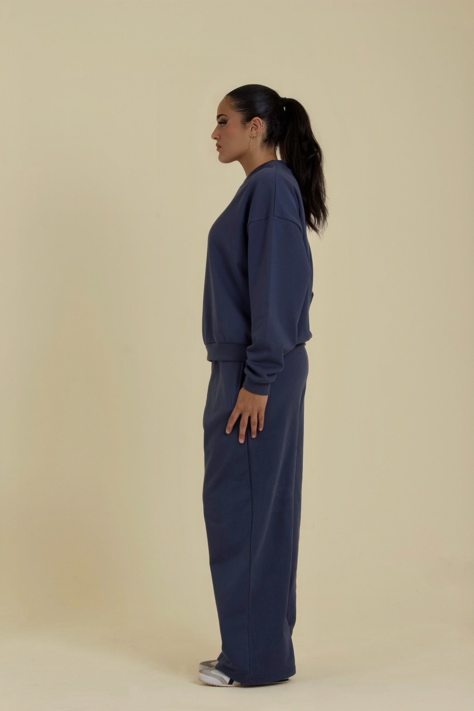 Blue Long-Sleeve Set