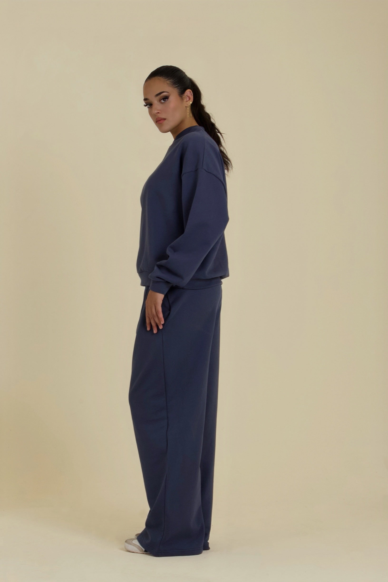 Blue Long-Sleeve Set