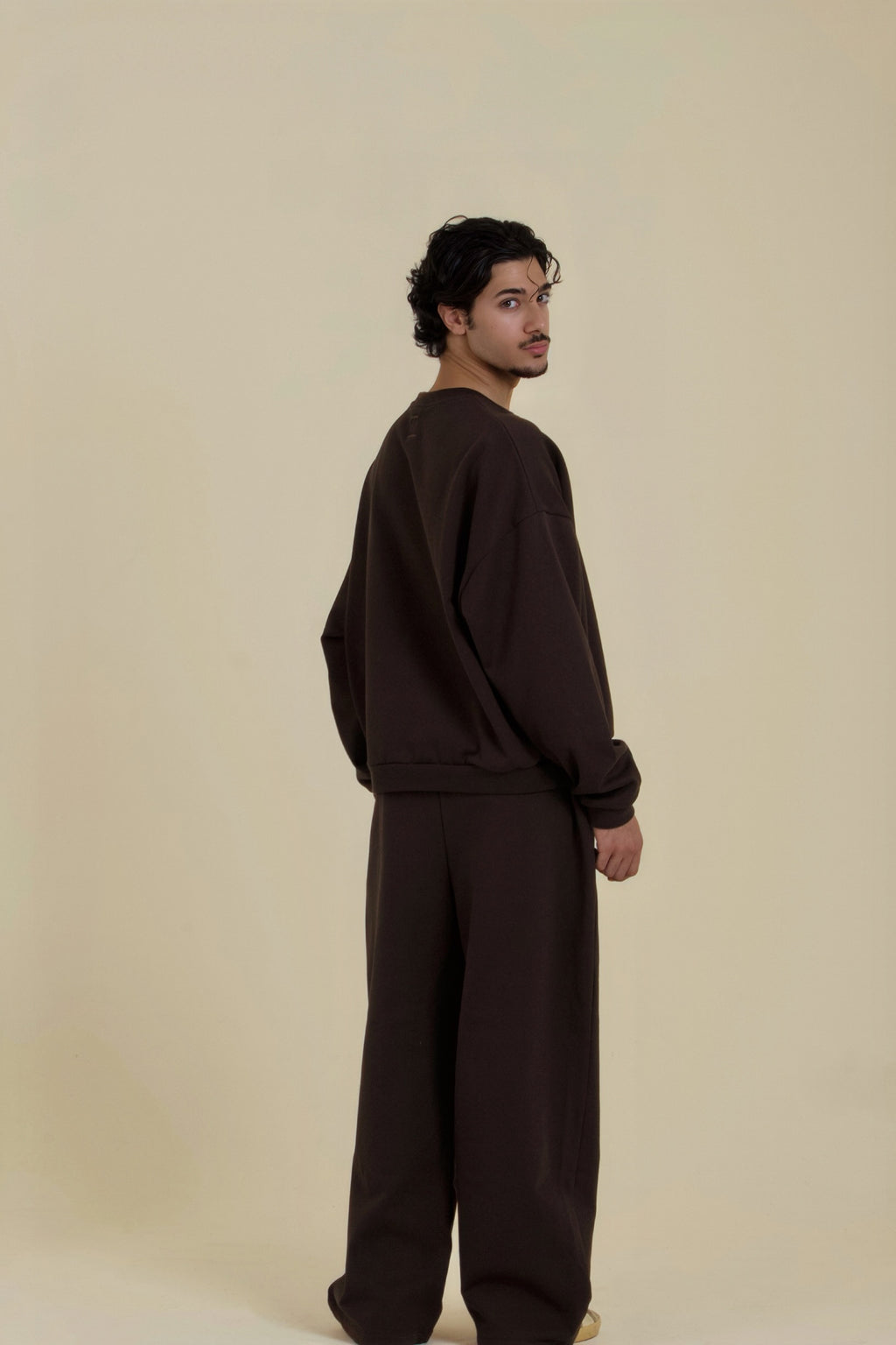 Brown Long-Sleeve Set